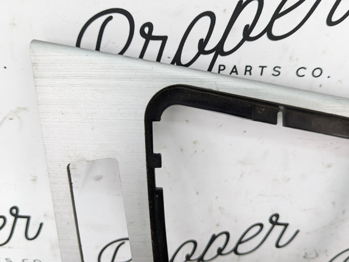 BMW E46 M3 330Ci 325Ci Coupe Brushed Aluminum Shifter Bezel Trim 51167052061