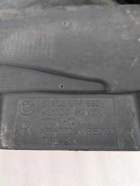 BMW G20 330ix 330ex M Sport Front Bumper Right/Passenger Side Lower Splash Shield 8074892