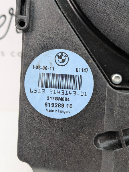 BMW E82 E88 1 Series E90 E91 E92 E93 3 Series Left/Driver Side HiFi Subwoofer Speaker 9143143/9144202