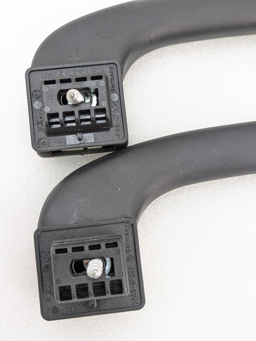 BMW E92 M3 335i 328i Front Left/Right Roof Grab Handle Black Set Pair 9143516/9143524