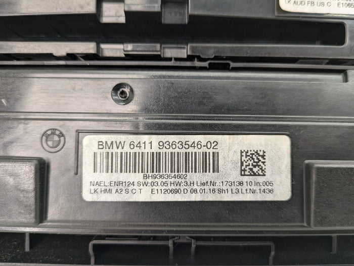 BMW F22 228xi M235xi 230xi M240xi HVAC Climate Control Panel & Radio Buttons W/Trim 6814188/9338772/9363546