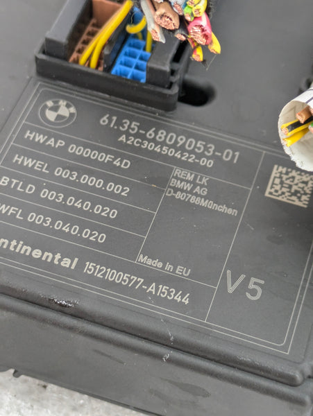 BMW F22 228xi M235xi 230xi M240xi Rear Electronic Body Control Module/REM/BCM 6809053