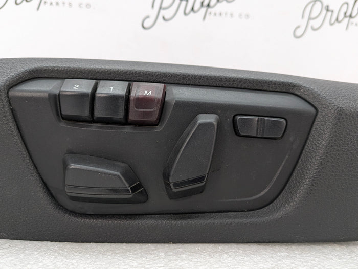 BMW F30 F31 Front Left/Driver Side Sport Seat Control Switch Buttons W/Trim 9276627
