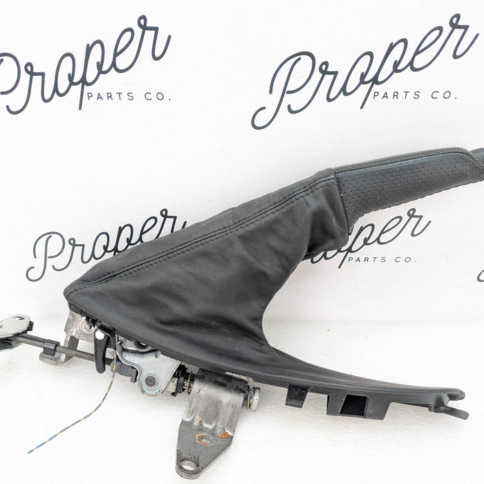 BMW E82 E88 135i 128i M Sport Perforated Parking Brake Handle & Leather Boot 8036111