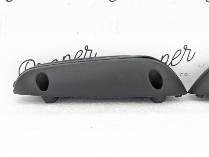 BMW E46 M3 330ci ZHP M Sport Convertible Rear Panel Armrest Set Black Cube Trim *Damaged*