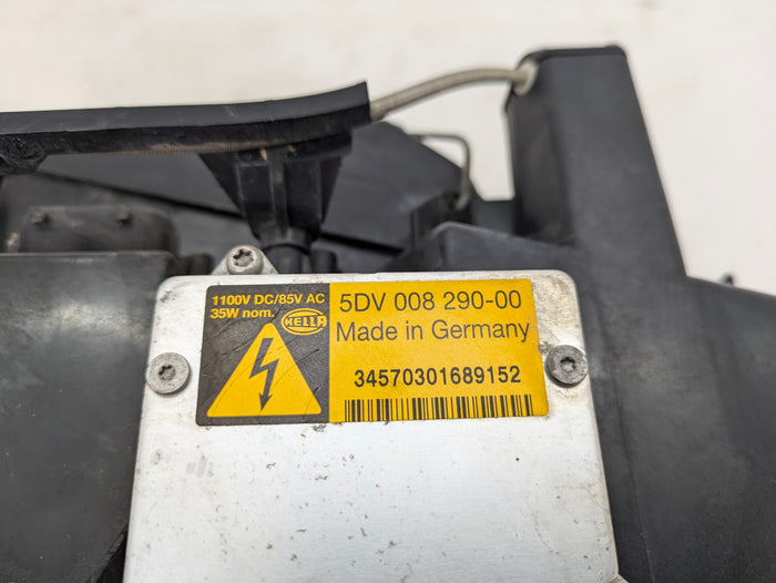 BMW E86/E85 Z4 M Bi-Xenon Left Chrome Clear Headlight 63127162721*Damaged*