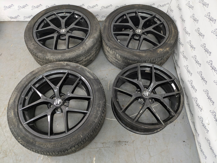 2021 Alfa Romeo Stelvio Wheel Set 8.5 X 20 Et 31 156117310 *Note*