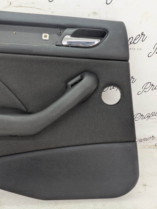 BMW E46 330i 328i 325i 323i ZHP M Sport Sedan Wagon Front & Rear Door Card Panel Set Laser Cloth Alcantara