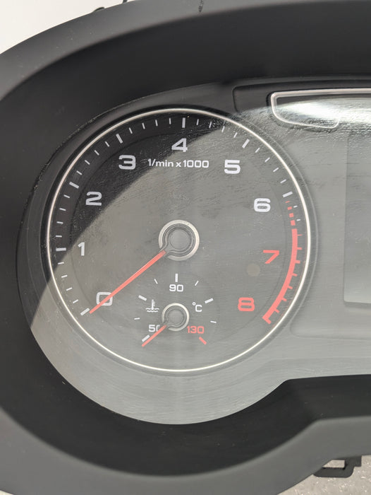 2016-2018 Audi 8U Q3 Speedometer Instrument Gauge Cluster KMH 8U0920940L