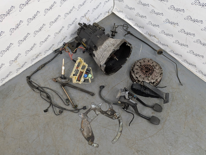BMW E46 325ci M54 5-Speed Manual Swap Kit Zf Transmission/Clutch/Pedals/Harness/Shifter Linkage/Master Cylinder 1434404/7523224/2229128/1163870/6758822/6762481/1434109