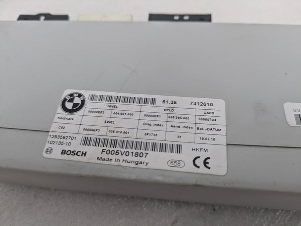 BMW F36 435xi Hatch Trunk Tailgate Lift Control Unit Module 7412610