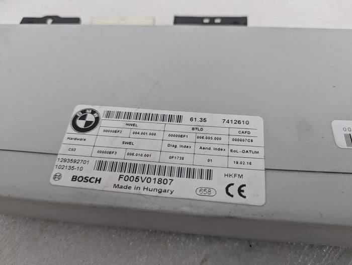 BMW F36 435xi Hatch Trunk Tailgate Lift Control Unit Module 7412610