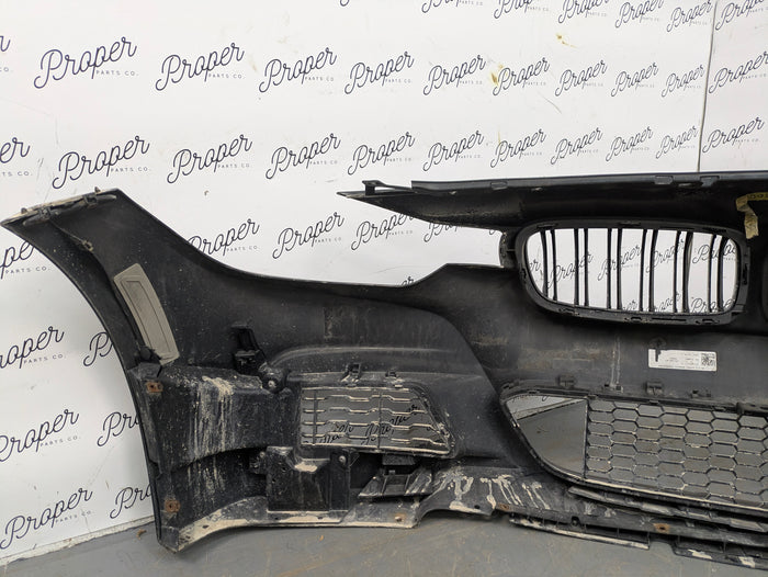 BMW F30 F31 3 Series M Sport Front Bumper Black Sapphire Metallic (475) *DAMAGED*