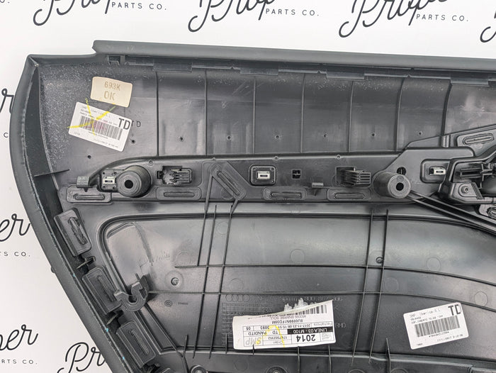 2015-2018 Audi 8U Q3 Right Rear Passenger Interior Door Panel Card Black 8U0867306