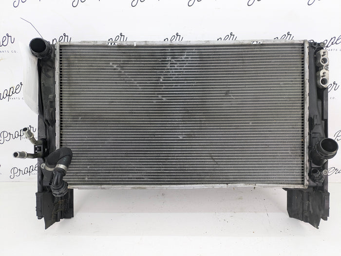 BMW E93 E92 E90 335is 335xi 335i N55 N54 DCT/Auto Transmission Radiator/AC Condenser 9229021/17117788903 *DAMAGED*