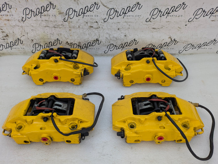 Porsche 996.2 911 Carrera 4 Cab Front & Rear Brembo Brake Caliper Set Of 4 996351426