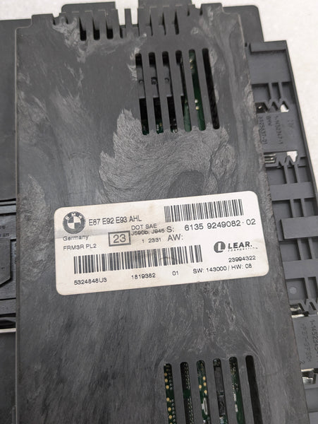 BMW E90 E91 E92 E93 3 Series Footwell Body Control Light Module/FRM3 9249082