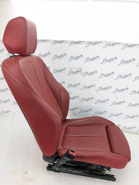 BMW F22 228xi M235xi 230xi M240xi M Sport Coral Red Dakota Leather Interior Seat & Door Panel Set *NOTE*