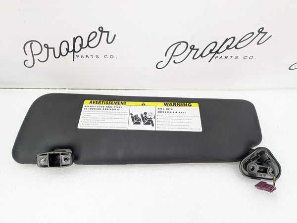 BMW E88 135i 128i E93 335i Right/Passenger Side Black Sun Visor 7139450