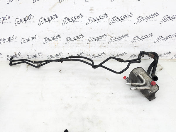 BMW E90 E92 E93 335xi N55 N54 AWD Automatic Transmission Fluid Oil Cooler & Lines 17227572713/17227572714/7536929