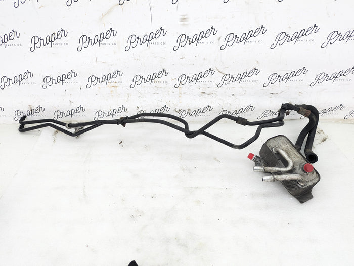 BMW E90 E92 E93 335xi N55 N54 AWD Automatic Transmission Fluid Oil Cooler & Lines 17227572713/17227572714/7536929