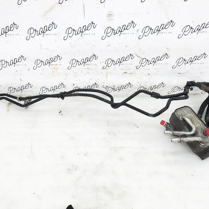 BMW E90 E92 E93 335xi N55 N54 AWD Automatic Transmission Fluid Oil Cooler & Lines 17227572713/17227572714/7536929