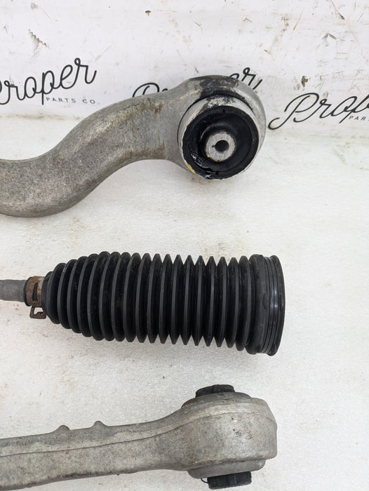 BMW F22 F23 228xi M235xi 230xi M240xi AWD Right/Passenger Side Front Control Arms Set W/Inner & Outer Tie Rod