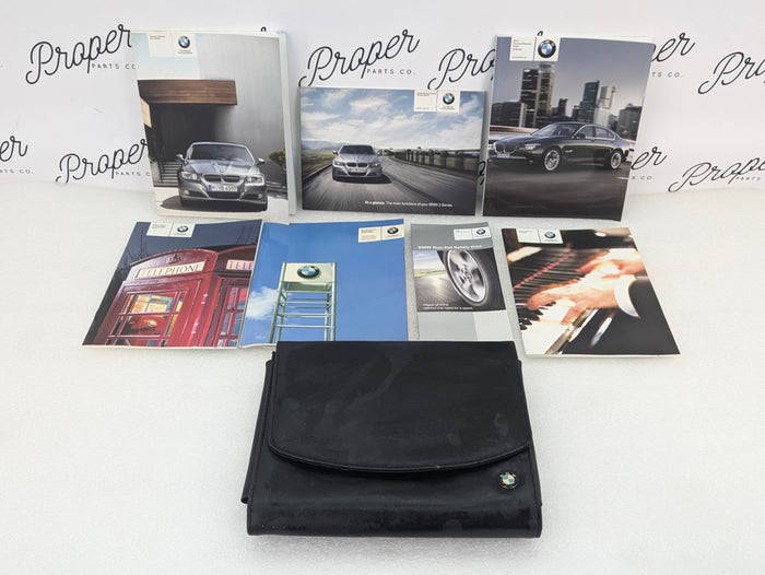 BMW E90 3 Series LCI Owners Manuals & Leather Case