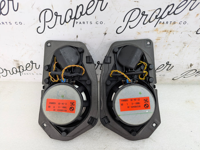 BMW E61 530xi L7 Logic 7 Hifi Midrange Rear Speaker & Tweeter Pair Left/Right 6934423/6934424