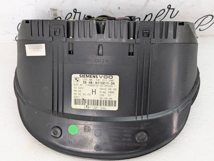 BMW E90 E91 E92 E93 3 Series Instrument Gauge Cluster KPH 9110211/62109316149