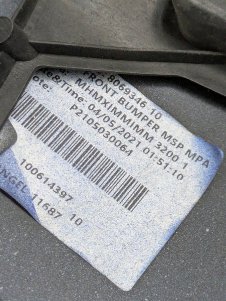 BMW G20 330ix M340ix 330ex M Sport Front Bumper W/PDC Sensors & LED Fog Lights Portimao Blue Metallic (C31) 51118099899