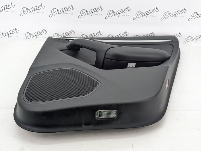 2015-2018 Audi 8U Q3 Right Rear Passenger Interior Door Panel Card Black 8U0867306