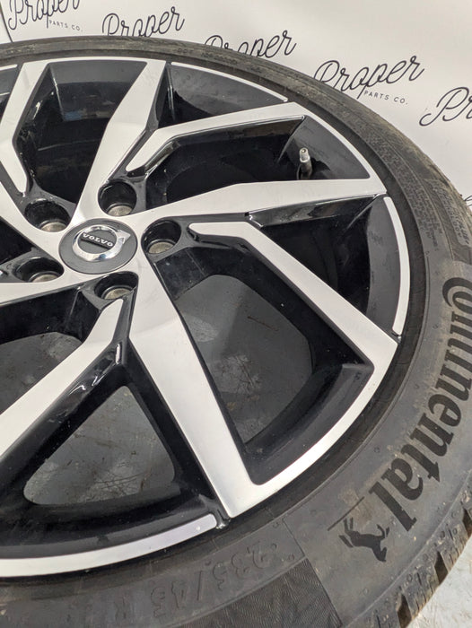 2021 Volvo V60 T6 R-Design Y Spoke Black Diamond Cut Wheel 8 X 18 Et 42 31471311 #2