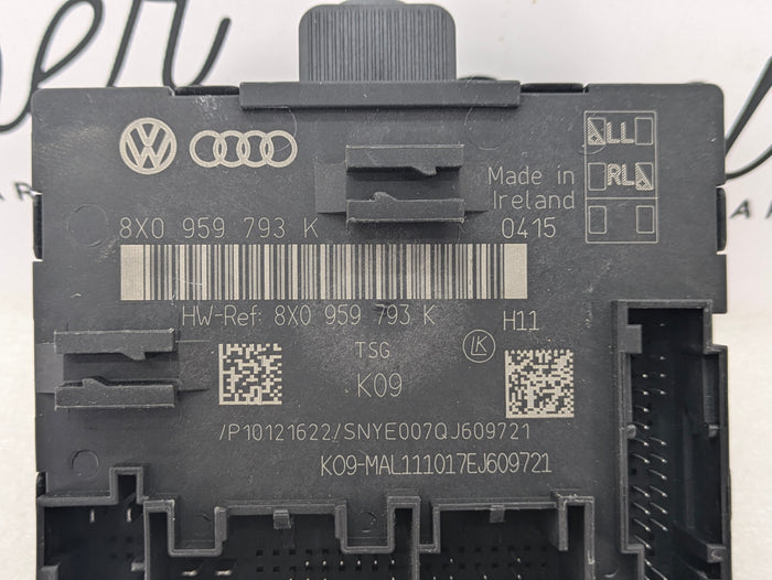 2015-2018 Audi 8U Q3 Front Right Passenger Door Module 8X0959793K
