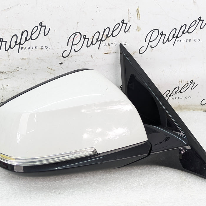 BMW F36 F32 F33 440xi 435xi 428xi 430xi M Sport Right/Passenger Side View Mirror W/Blind Spot Alpine White (300)
