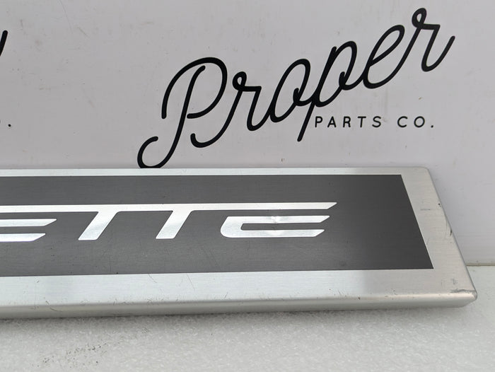 Chevrolet C7 Corvette Stingray Left/Right Side Door Sill Trim Scuff Plate 22789326 *DAMAGED*