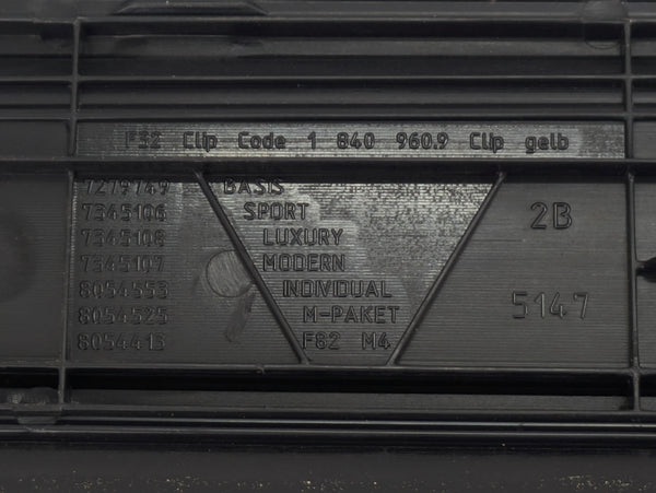 BMW F32 4 Series M Sport Left/Right Door Sill Trim Set 8054525