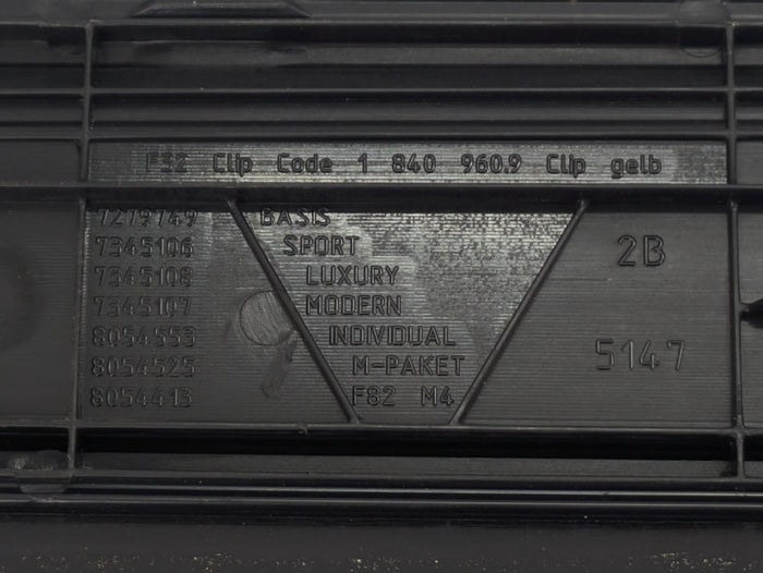 BMW F32 4 Series M Sport Left/Right Door Sill Trim Set 8054525