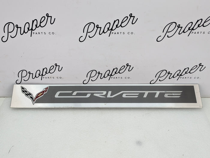 Chevrolet C7 Corvette Stingray Left/Right Side Door Sill Trim Scuff Plate 22789326 *DAMAGED*