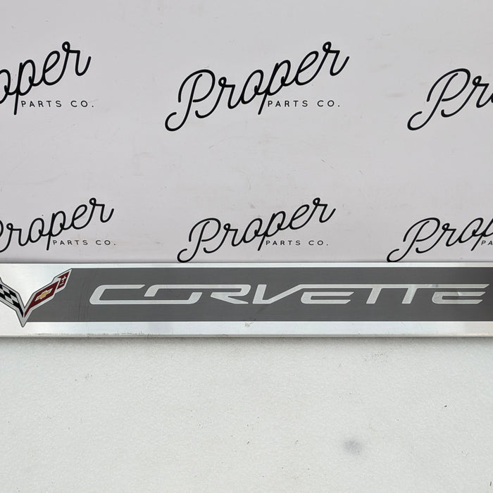 Chevrolet C7 Corvette Stingray Left/Right Side Door Sill Trim Scuff Plate 22789326 *DAMAGED*