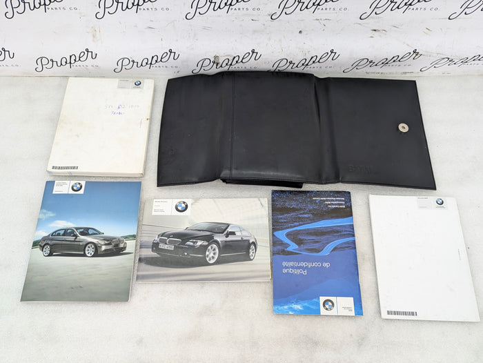 BMW E60 E61 530xi 530i 525i 528i 5 Series Owners Manual Booklet Set