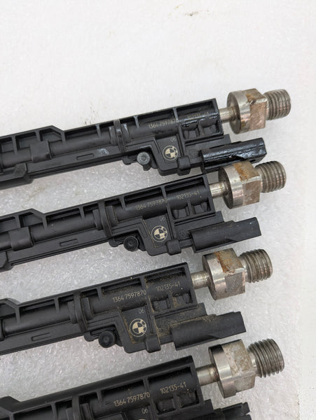 BMW E90 E92 E93 E82 E88 F22 F30 F32 F33 F34 F36 F10 135i 235i 335i 435i 535i N55 Fuel Injectors Set 7597870