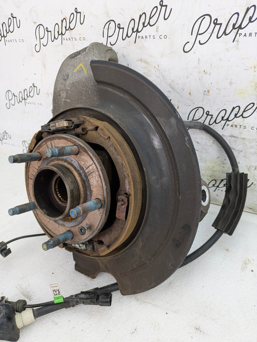 Chevrolet C7 Corvette Stingray Z51 Rear Left/Driver Side Spindle/Knuckle/Hub W/Parking Brake Line