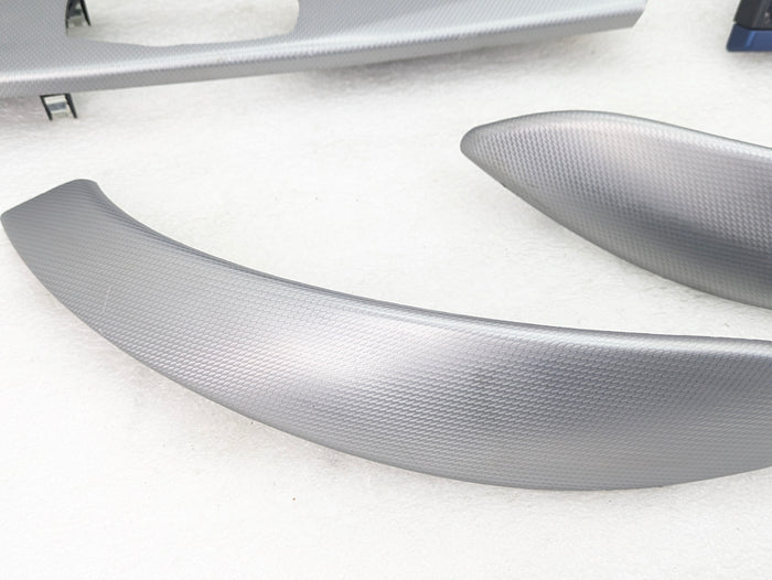 BMW F32 F33 435xi 428xi 440xi 430xi M Sport Aluminum Hexagon & Blue Interior Trim Set