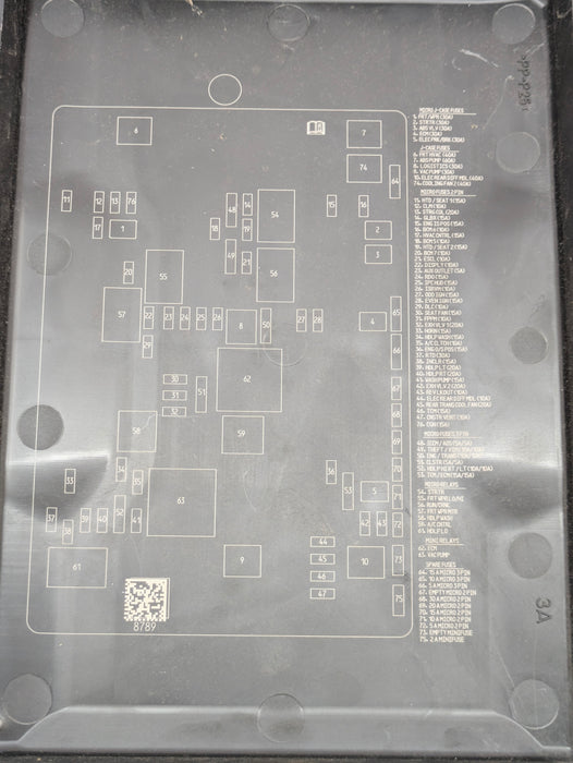 Chevrolet C7 Corvette Stingray Engine Bay Fuse Panel Junction Box 80409255 *DAMAGED*