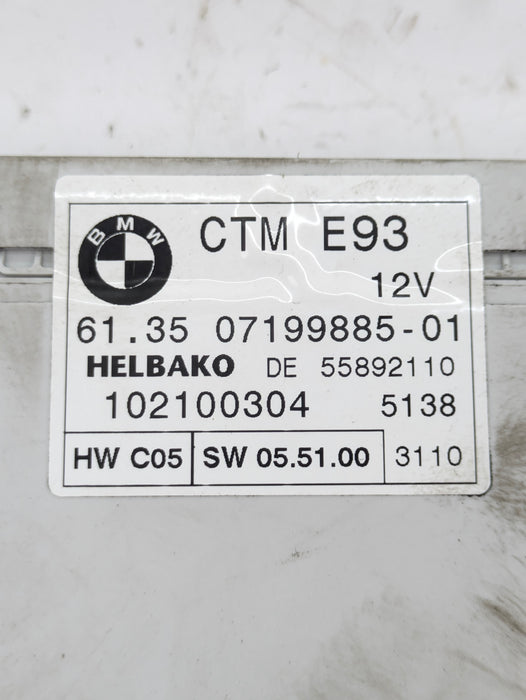 BMW E93 335is 335xi 335i 328xi 328i M3 Convertible Roof Folding Top Module/CTM 7199885