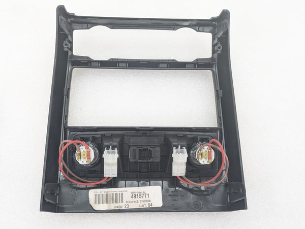 BMW E70 X5 M Center Console Rear Cover Trim & Headphone Jack Port 4915771