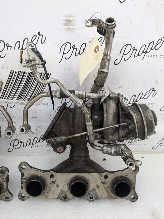 BMW E82 E88 E90 E92 E93 135i 335i N54 Turbo Chargers Exhaust Manifold Pair *CORE* 7583865