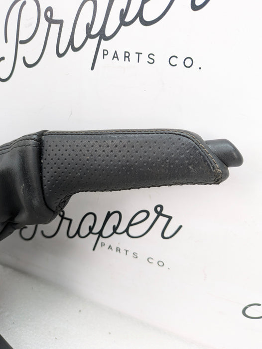BMW E82 E88 135i 128i M Sport Perforated Parking Brake Handle & Leather Boot 8036111
