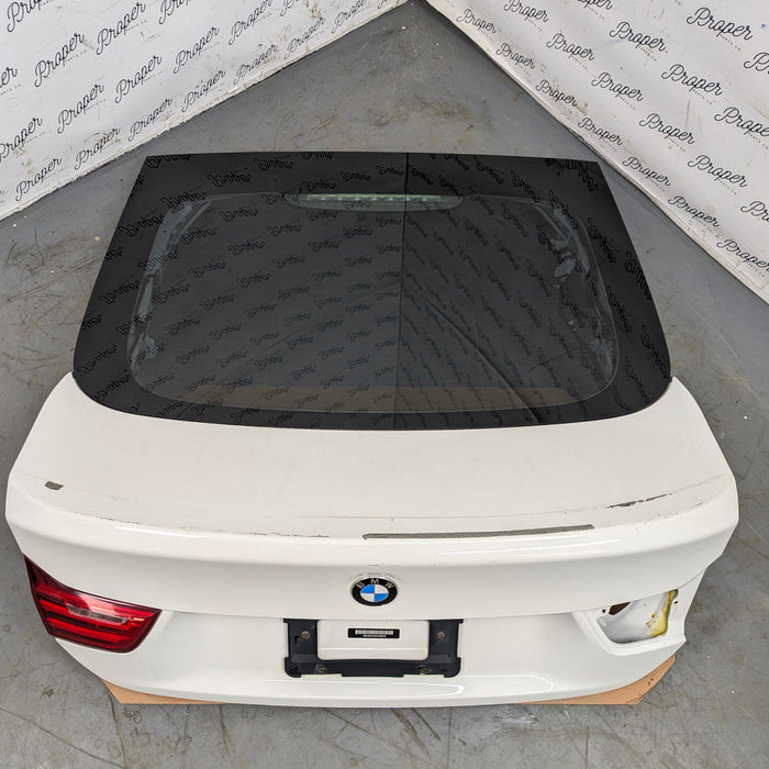 BMW F36 435xi 440xi 428xi 430xi Rear Hatch Trunk Lid Tail Gate Alpine White 3 (300) *DAMAGED*